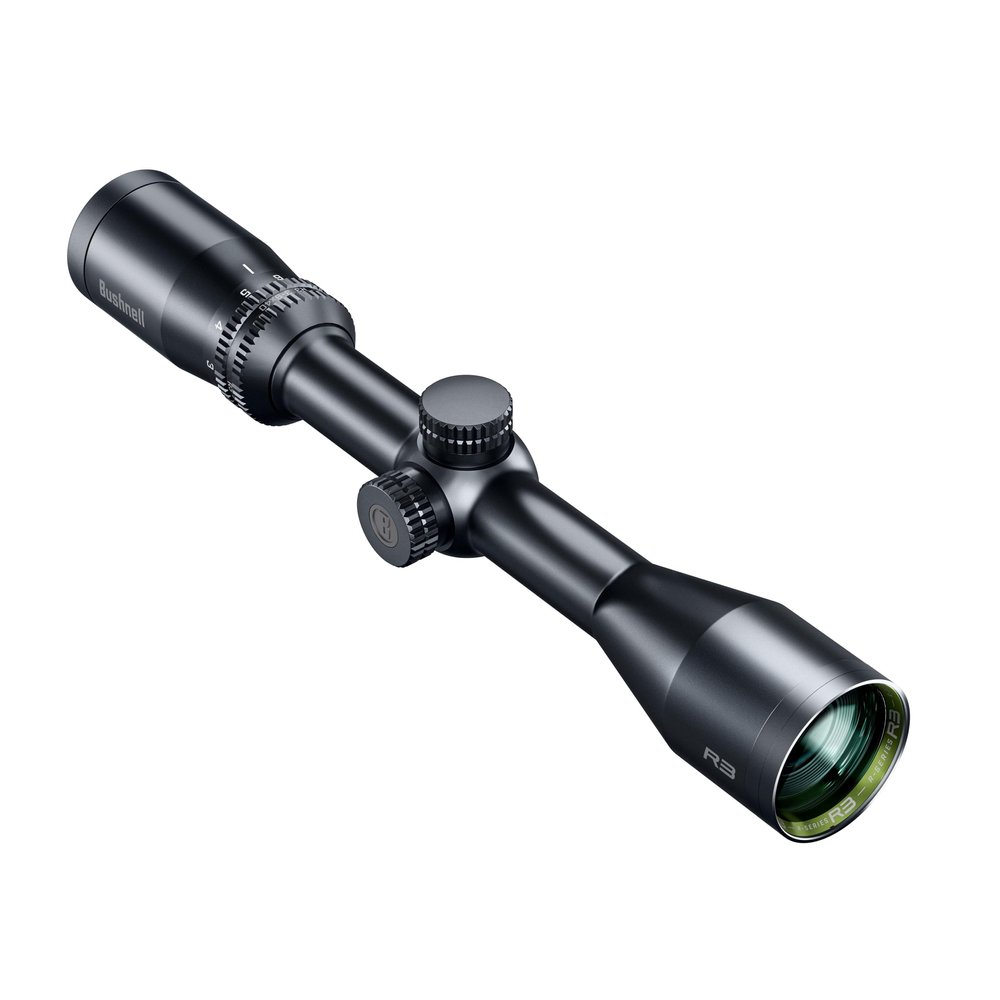 Bushnell R3 3-9x40 Riflescope, DOA-QBR Reticle, HD Optical System, EXO Barrier, IPX7 Waterproof, for Hunting and Shooting