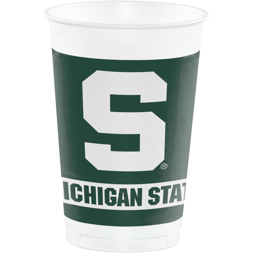 Trendware Michigan State University 20 oz. Plastic Cups, 24 Count