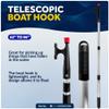 Five Oceans Boat Hook - Boat Hooks for Docking, Boat Hook Pole - Telescoping Boat Hook with Screw On Boat Hook Top - Extends from 3.5 ft. (42-Inch) to 8 ft. (96-Inch) - FO4726 view 3