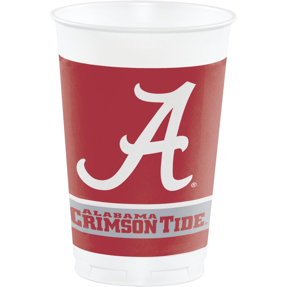 Trendware University of Alabama 20 oz. Plastic Cups, 24 Count