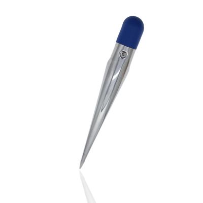 MARINE CITY Wooden Handle 304 Grade Stainless Steel Splicing FID Spike with Sanded Smooth Beech Wood Handle for Ropes (Small (Blue))