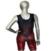 Matman USA The Kracken Women's Wrestling Singlet (Black/Red, 4X-Small) view 4