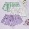3 Pack Girls Flowy Shorts with Spandex Liner 2-in-1 Youth Butterfly Skirts for Fitness, Running, Sports (Set 15, Youth Large) view 4