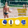 DDVLG Beach Volleyball Lines for Sand or Grass, 2inch Sand Volleyball Boundary Lines for Official Volley Ball Court 30'x60', Highly Visible, All-Weather, with Metal Anchors & Sand Bags - Blue view 4