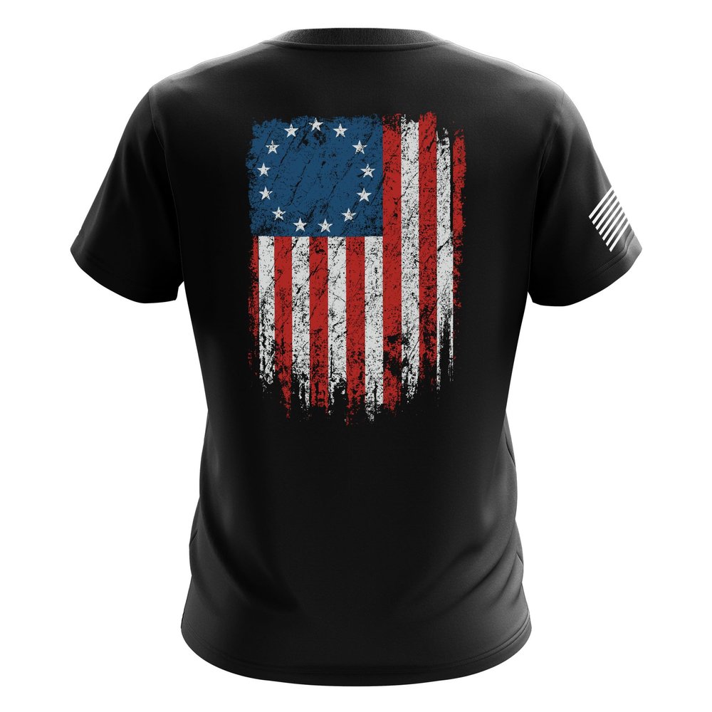 Tactical Pro Patriotic Shirts - American Flag Shirts for Men | Classic Fit Short Sleeve Shirt - Patriotic T-Shirts for Men