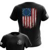 Tactical Pro Patriotic Shirts - American Flag Shirts for Men | Classic Fit Short Sleeve Shirt - Patriotic T-Shirts for Men view 2