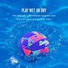 Baden Aquagrip Soft Neoprene Cover Swimming Pool Volleyball All Ages Official Size 5 Purple/Yellow Electric Palm view 4