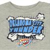 Outerstuff Oklahoma City Thunder NBA Infant Toddler Short Sleeve Tee, Heather Grey 12 Months view 2