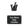 Prized Possessions Sturdy European Mount Skull Hanger. Low Profile. USA Based Company. Secure Your Euro Mount with Peace of Mind! Show Off Your Deer Skull Mount! (3x5 Plaque, 1, Count) view 2