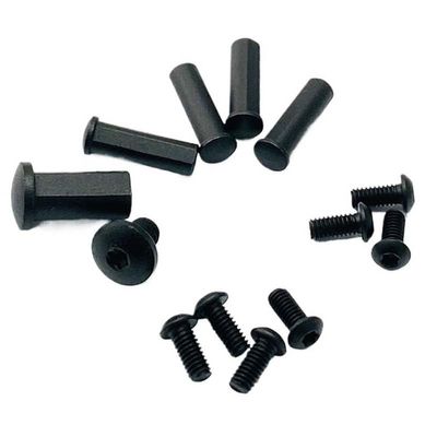 13-Pieces Set Custom Stainless Screws Fits for Cold Steel 4" Ti-Lite 26SP, Scales Handle Patch Screw Set DIY Replacement(Black)