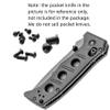 AYULL 12-Piece Set Titanium Screw Fits for Mini Adamas 273, Custom Handle Patch Screw Set DIY Replacement Accessory view 2