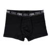 Fabric of the Universe Techwear Graphic Boxer Briefs Men's Underwear (US, Alpha, X-Large, Regular, Regular, Black FBRC) view 1