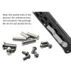 Ayull 13-Pieces Set Custom Stainless Screws Fits for Cold Steel 4"" Ti-Lite 26SP, Scales Handle Patch Screw Set DIY Replacement(Black) view 2