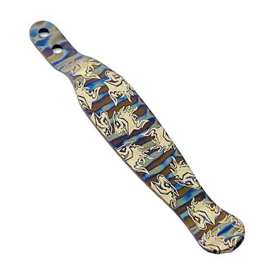 Echeson 1PC Deep Carry Pocket Clip Fits for Rick Hinderer XM18 XM24, CNC Toasted Titanium Back Clip DIY Replacement