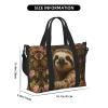 Cute Sloth Small Duffel Bag Foldable Travel Bag Weekender Bag Overnight Gym Hospital Bags For Women&Men view 4
