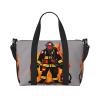 Firefighter Fireman Small Duffel Bag Foldable Travel Bag Weekender Bag Overnight Gym Hospital Bags For Women&Men view 1