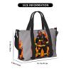 Firefighter Fireman Small Duffel Bag Foldable Travel Bag Weekender Bag Overnight Gym Hospital Bags For Women&Men view 4