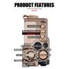 Tactical Metal RDX Box Laser Sight(with IR+Red/Green/Blue Laser),& Modular Dual Wire Remote Pressure Switch(SF+2.5 Plug) & M600C LED Strong Flashlight Combo,Tan view 3