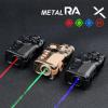 Tactical Metal RDX Box Laser Sight(with IR+Red/Green/Blue Laser),& Modular Dual Wire Remote Pressure Switch(SF+2.5 Plug) & M600C LED Strong Flashlight Combo,Tan view 4