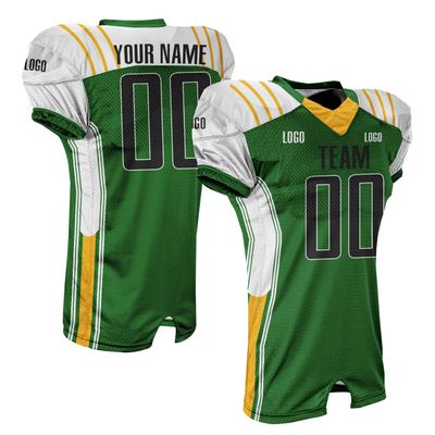 Custom Adult Youth Football Jersey with Stripes Sublimation Printed Logo Name Number