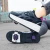 ZYANLING Kids Roller Skates Shoes Sneakers for Boys & Girls, Outdoor Skateboarding Shoe with 2-Wheels Fashion Parkour Shoes Unisex Retractable Skating Shoes for Children's Park Sports Walking view 3