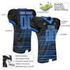 Custom Adult Youth Football Jersey with Stripes Sublimation Printed Logo Name Number view 3