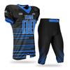Custom Adult Youth Football Jersey with Stripes Sublimation Printed Logo Name Number view 4