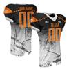 Custom Adult Youth Football Jersey with Stripes Sublimation Printed Logo Name Number view 1