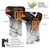 Custom Adult Youth Football Jersey with Stripes Sublimation Printed Logo Name Number view 3