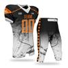 Custom Adult Youth Football Jersey with Stripes Sublimation Printed Logo Name Number view 4