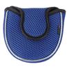 Andux Mesh Heel-Shafted Mallet Putter Cover Golf Putter Head Covers Blue, Semicircle MT/TG13 view 1