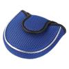 Andux Mesh Heel-Shafted Mallet Putter Cover Golf Putter Head Covers Blue, Semicircle MT/TG13 view 3