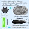 Tacklurenet Folding Kayak Fishing Net With Telescopic Handle - Three Adjustable Sizes 50in-38in-30in - Rubber Granule Nonslip Gloves and Storage Bag Included view 3