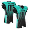 Custom Adult Youth Football Jersey with Stripes Sublimation Printed Logo Name Number view 1