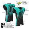 Custom Adult Youth Football Jersey with Stripes Sublimation Printed Logo Name Number view 3