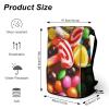 NQLYUT Drawstring Backpack Sports Gym Bag Resistant Sackpack Colorful Candy String Bag for Women Men view 2