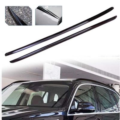 ManiGoon 2Pcs Fits for BMW X4 2018-2021 2022 Aluminum Roof Rail Rack Side Rail Bar Cover, Black