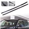 ManiGoon 2Pcs Fits for BMW X4 2018-2021 2022 Aluminum Roof Rail Rack Side Rail Bar Cover, Black