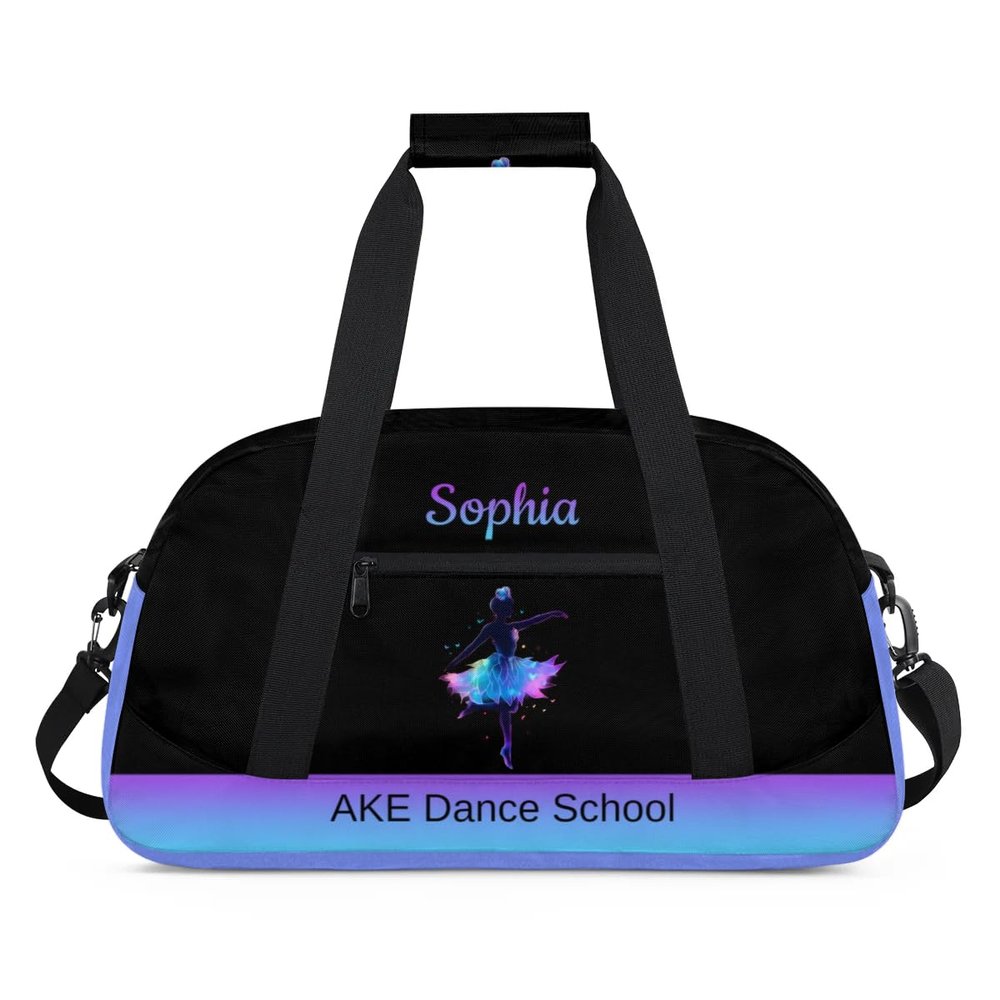 Dance-Duffel-Bag for Girls-Women Personalized Dancers-Gifts Weekend Overnight Luggage Travel-Tote-Bag Small Gym Bag