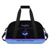 Custom Dance-Bag for Girls 7-9,Small Kids Gym-Bag with Name Overnight Travel Weekend Luggage Bag for Dancers Blue Tote-Bag with Dance Team Name view 1