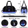 Custom Dance-Bag for Girls 7-9,Small Kids Gym-Bag with Name Overnight Travel Weekend Luggage Bag for Dancers Blue Tote-Bag with Dance Team Name view 2