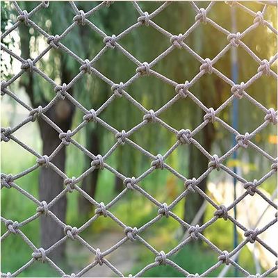 TT-YEL Ski Resort Protection Net, Polyester Climbing Net, Garden Plant Protection Net, Playground Outdoor Fence Net, Balcony Staircase Decorative Protection Net, White Rope Net,2 * 2m