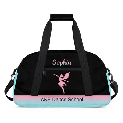 Custom Duffel-Bag for Kids Dance-Gifts for Dancers Dance-Accessories Personalized Luggage Travel-Bag for Girls