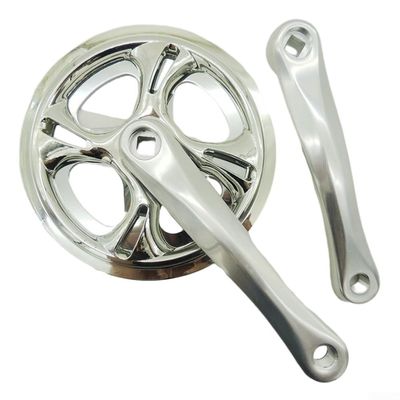 Bike Crankset, Chainset Wheel, 42T 175mm, Silver Chainset Wheel Fit For Fixie bikes, Road, Bikes