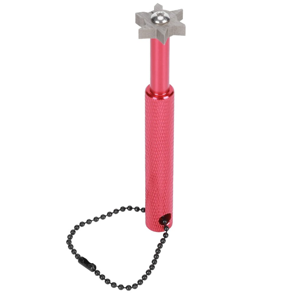 DriKou Golf Club Cleaner, Groove Sharpener Golf U & V Grooves, Golf Club Groove Sharpener Tool for Regrooving Wedges Irons Golf Club (Red)