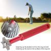 DriKou Golf Club Cleaner, Groove Sharpener Golf U & V Grooves, Golf Club Groove Sharpener Tool for Regrooving Wedges Irons Golf Club (Red) view 4