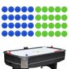 JIAXUE 20Pcs Home Air Hockey 2.5inch Heavy Hockey Tables Table Game Air Hockey Replacement Part, 64mm Light Green view 2