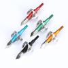 Cuoyuqie 6PCS Archery Broadheads 100Grain Hunting Arrow Heads Arrow Tips Multicolor Selection (Blue 6pcs) view 1