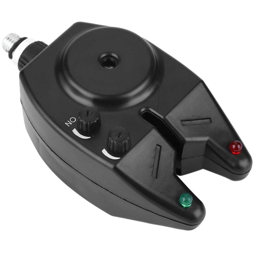 Electronic Fishing Bite Alarm Indicator Plastic Fish Finders Tools with LED Light, Plastic Fishing Bite Alarm