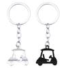 Sdopbinbin Golf Cart Keychain for Brother Sister Keychain for Son Daughter Birthday Gifts for Boyfriend Girlfriend Christmas Gift for Friend Bestie Mens Golf Key Chain for Husband Wife 2 PCS, Small view 1